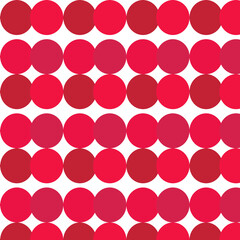 seamless pattern with circles red 