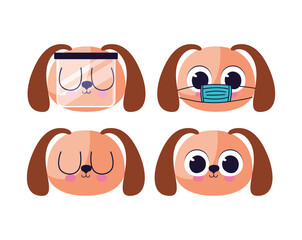 bundle of cute doggys stickers