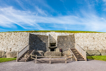 Newgrange (Irish: Si an Bhru), a prehistoric monument in Ireland,  a UNESCO World Heritage Site.