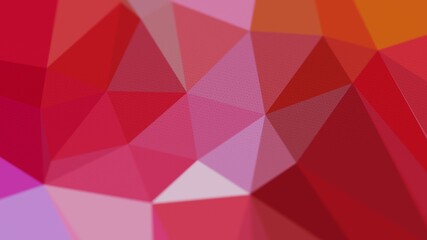 Obraz premium 3d Triangle Abstract Minimal Background in Pink and Red Color Transitions