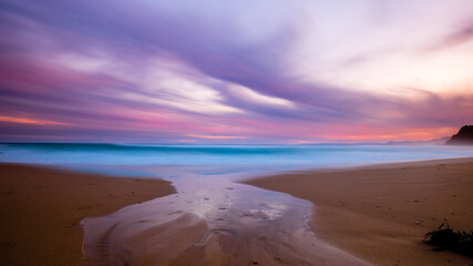 Sunset Scape along Garie Beach in Royal National Park