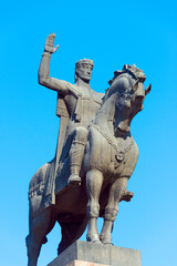 Bronze equestrian statue, Tbilisi, Georgia