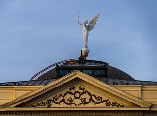 'Wounded Goddess' statue atop the Arizona State Capitol Building in Phoenix Arizona. Other names:...