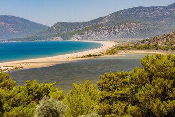 Naklejka premium Iztuzu Beach, Dalyan, Mugla, Turkey.