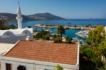 Harbor in Kalkan, Antalya, Turkey.