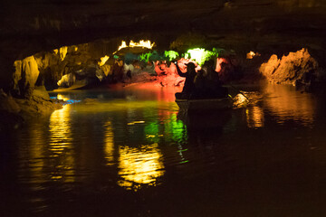 Vietnam, Son Ha. Thien Ha Galaxy Grotto cave.