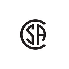 CSA mark icon symbol sign vector