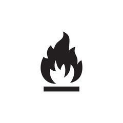 flammable icon symbol sign vector