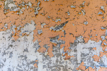 Ukraine, Pripyat, Chernobyl. Peeling paint .