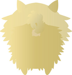 後ろ向き可愛いポメラニアン