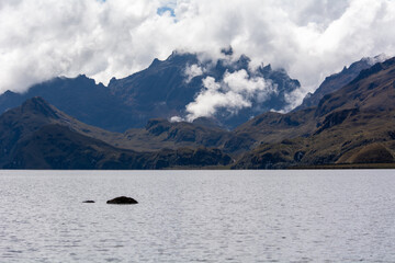 Incredible landscapes, beautiful Ecuadorian mountains 