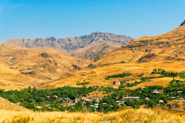 Village with vineyard, Areni, Vayots Dzor Province, Armenia
