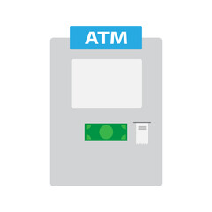 atm, teller machine ilustration design. atm, teller machine icon. ready use vector.