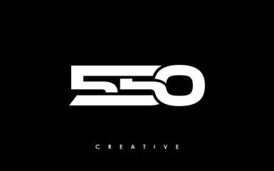 550 Letter Initial Logo Design Template Vector Illustration