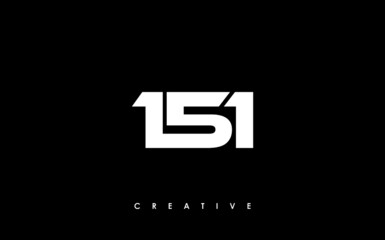 151 Letter Initial Logo Design Template Vector Illustration