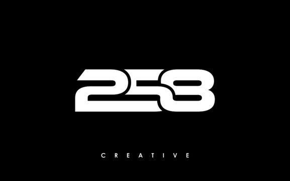 258 Letter Initial Logo Design Template Vector Illustration