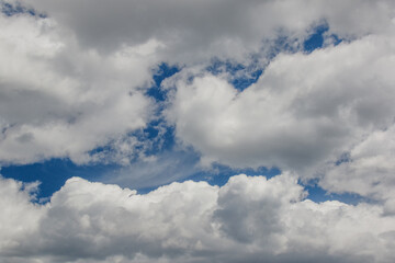 Obraz premium texture of white clouds in blue sky