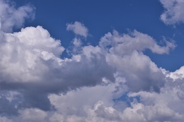 blue sky with clouds