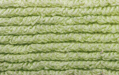 Extreme close up shot of knitted woolen fabric