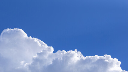 Blue sky background with clouds