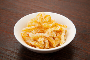 柚子ピールの砂糖漬