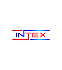 Intex logo template, Vector logo for business and company identity 