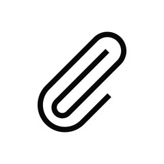 paper clip icon vector