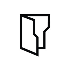 folder open icon vector