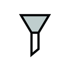 filter icon vector
