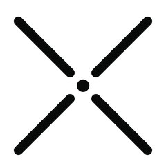 target shoot icon vector