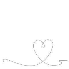 Valentines day background with heart, vector illustration