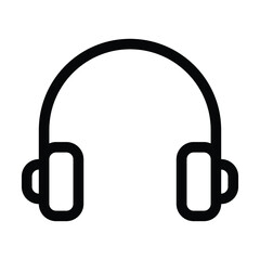 headphone icon vector