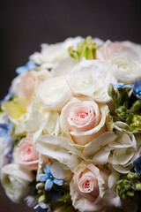 wedding bouquet of roses
