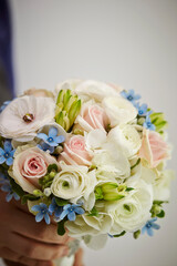 wedding bouquet of roses