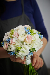 wedding bouquet of roses