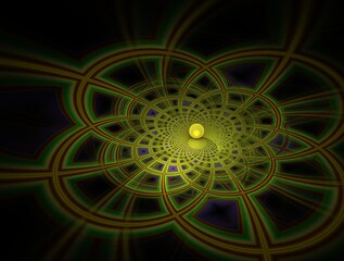 Imaginatory fractal background Image