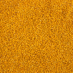Traditional Turkish domestic yellow Lentil. Lentil background. Flat layout.