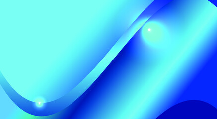 Abstract blue background with  curving or bending feel design