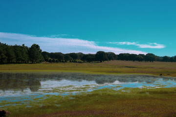 lake in the mountains
