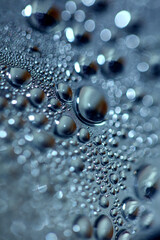 Water drops macro background modern high quality prints