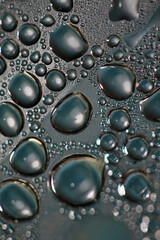 Water drops macro background modern high quality prints