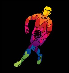 Gaelic Football Male Player Vector