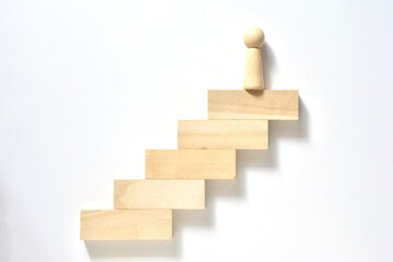 Wooden stairs
