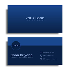 Business Card Template Double sided