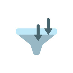funnel icon design vector template