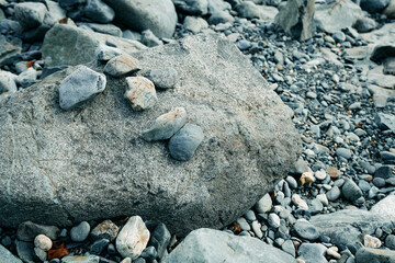 Stones on the beach