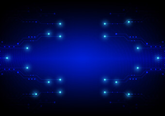 Circuit technology background with hi-tech digital data