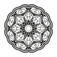 Hindu Mandala Circular Pattern
