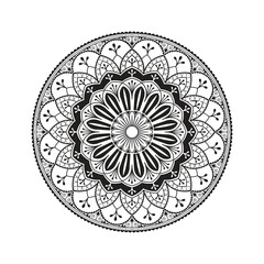 Hindu Mandala Circular Pattern