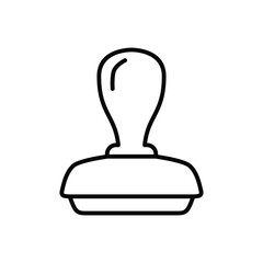 Approved rubber stamp icon